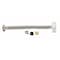 B & K Fluidmaster 1/2 in. Ballcock Ah X 7/8 in. D Ballcock 12 in. Stainless Steel Toilet Supply Line 4T12UCSR - alternate 2